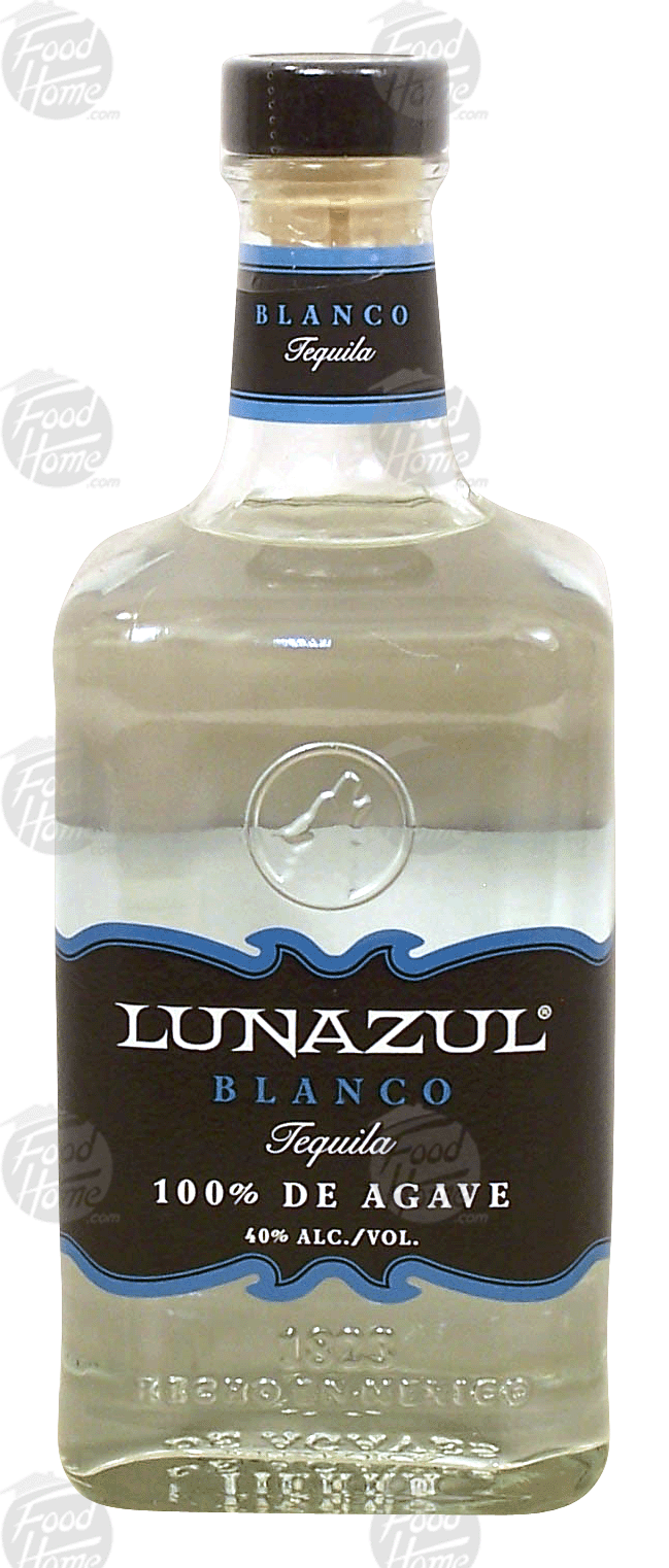 Lunazul Blanco tequila, 100% de agave, 40% alc. by vol. Full-Size Picture